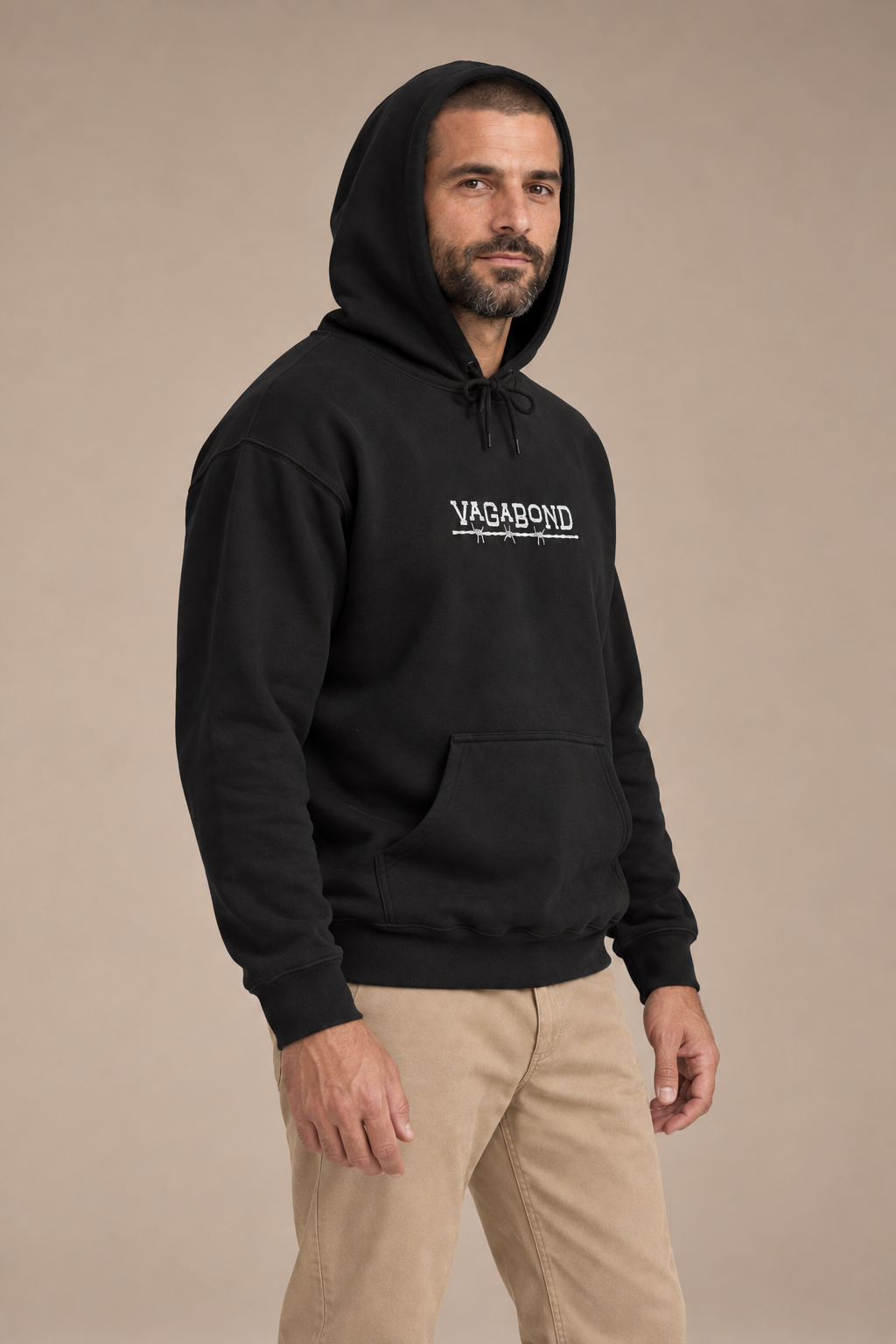Vagabond staple side — alternate studio model view