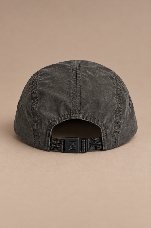 Finn Two-Tone Nylon Cap — back studio product photograph