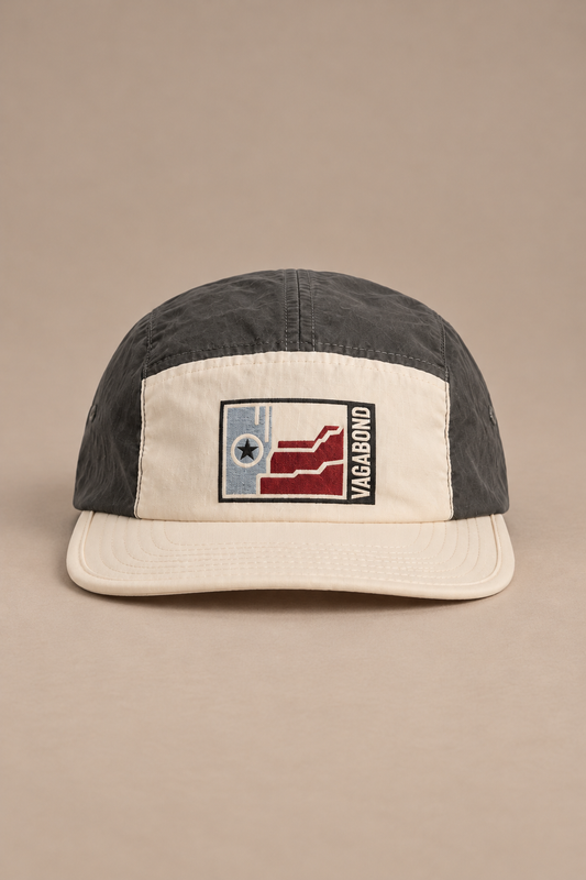 Finn Two-Tone Nylon Cap — front studio product photograph