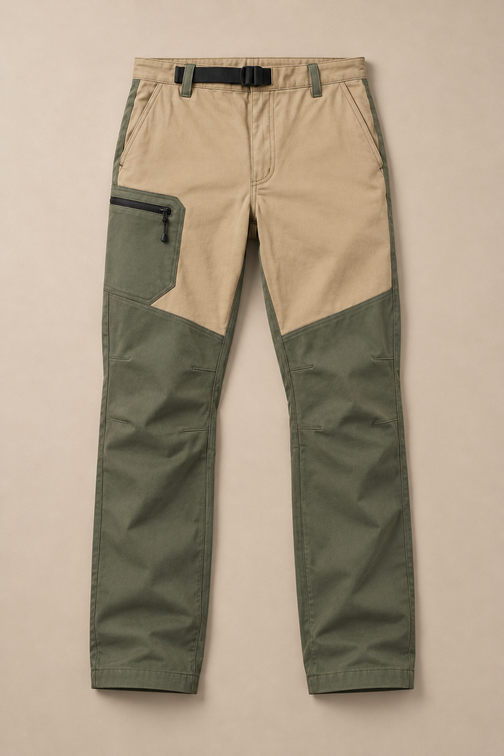 Trailhead - Reinforced Two-Tone Pant — front studio flat lay