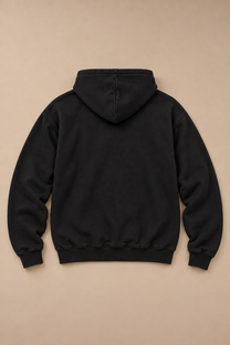 The Vagabond Staple - Embroidered Hoodie — back studio product photograph